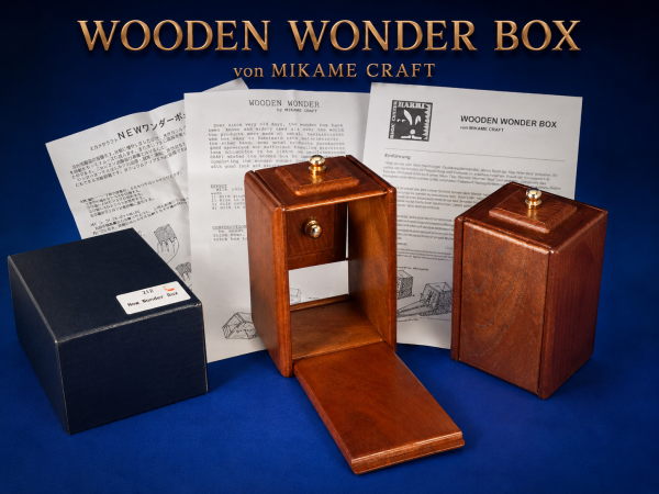 MIKAME  Wooden Wonder Box • Silkwonder• Holz • seltenes Sammlerstück